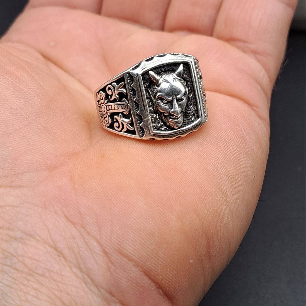 Clocks & Colours Designer Solid Sterling Silver- 23 Gram Ring